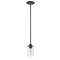 Z-Lite Savannah 1 Light Mini Pendant, Bronze & Clear 462MP-BRZ - alternate 7